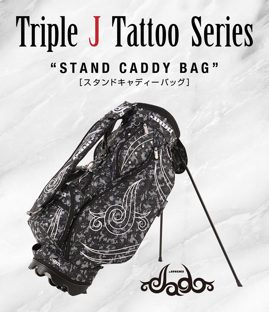 JADO Triple J Tattoo series 軽量 スタンド キャディバッグ