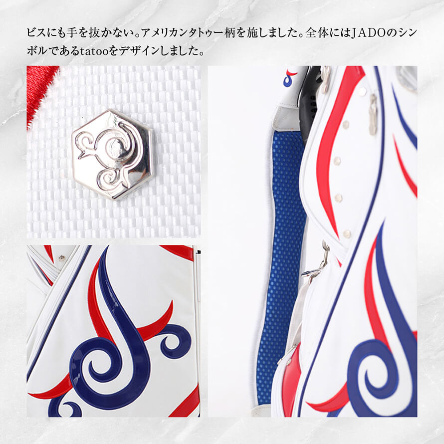 JADO Triple J Tattoo series 軽量 スタンド キャディバッグ