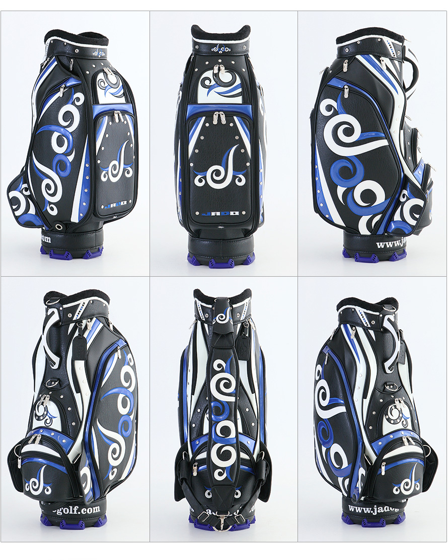 ゴルフキャディーバッグ Vast Tattoo series ブラック×ネイビー×ホワイト 2017年10月発売アイテム