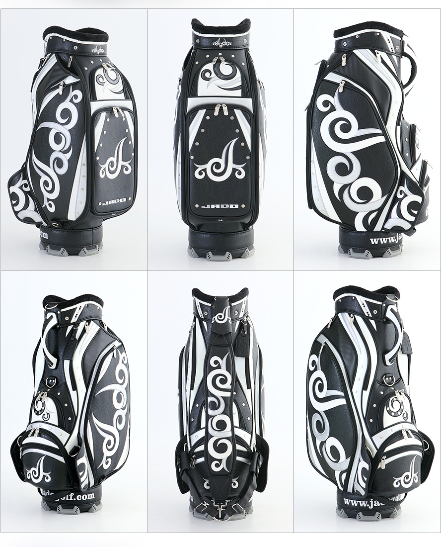 ゴルフキャディバッグ Vast Tattoo series ブラック×シルバー×ホワイト 2017年10月発売アイテム