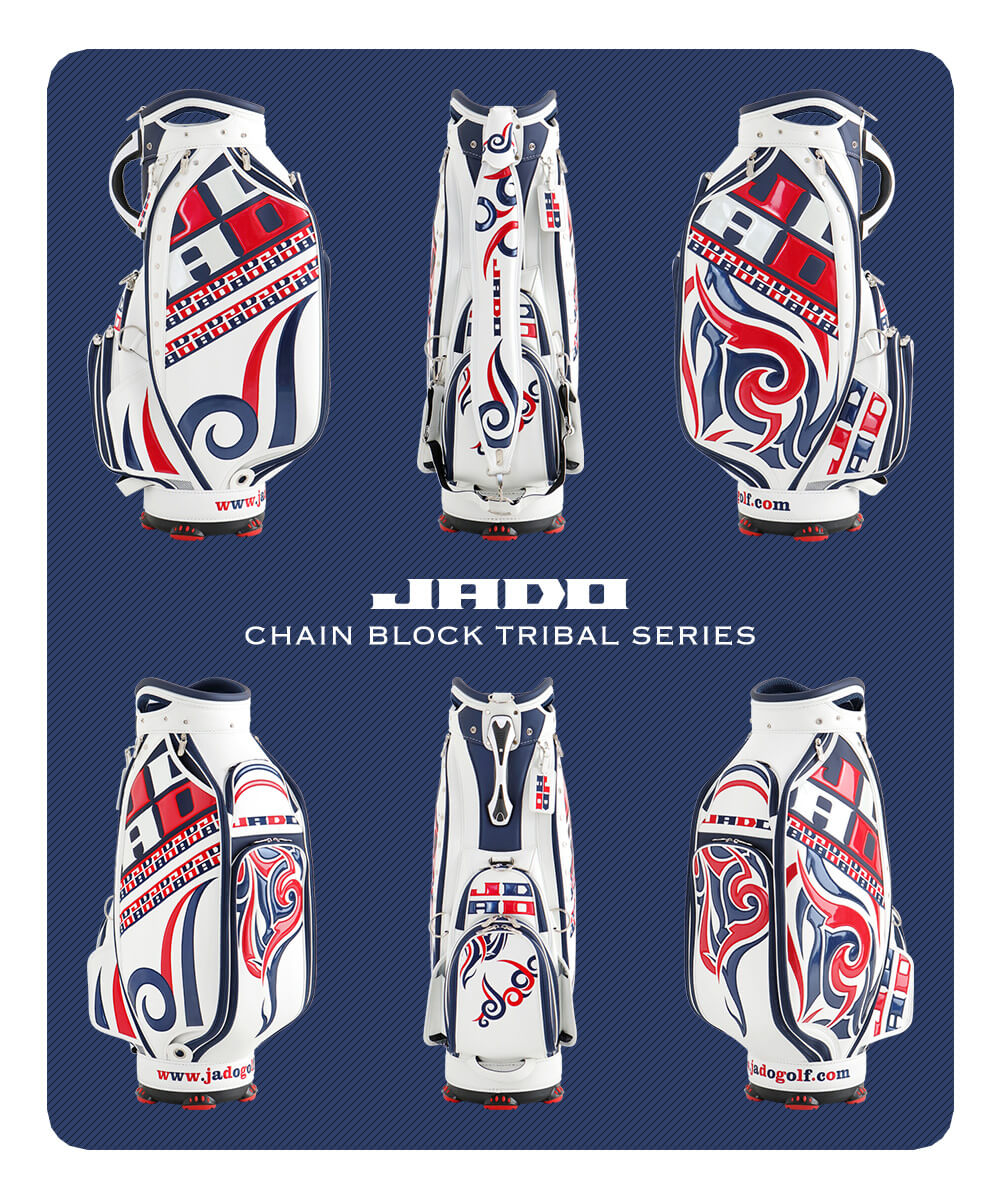 JADO Chain block Tribal series キャディバッグ