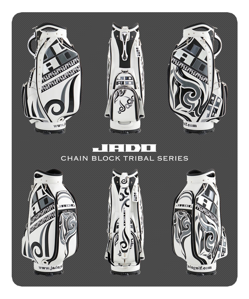 JADO Chain block Tribal series キャディバッグ
