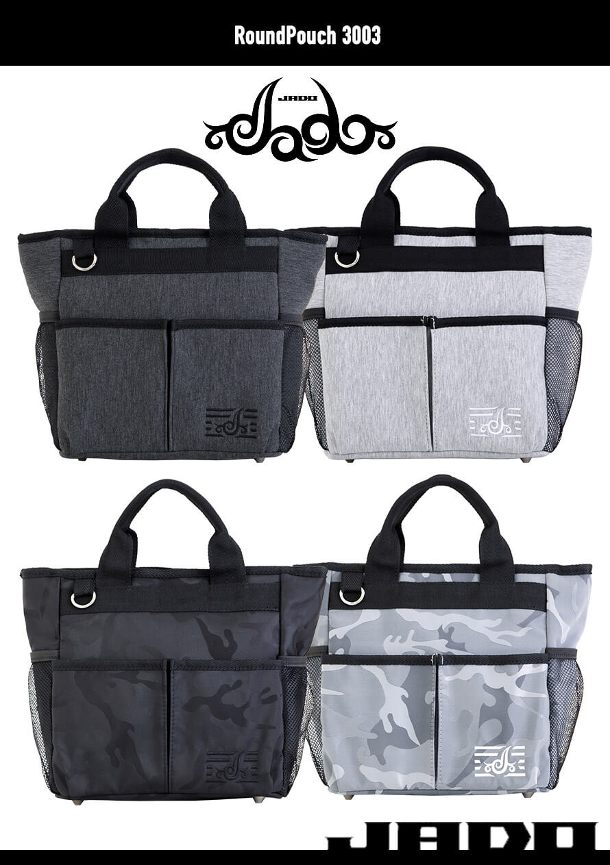 JADO 【JGRP3003】ゴルフ ラウンドポーチ ミニトートバッグ 4カラー