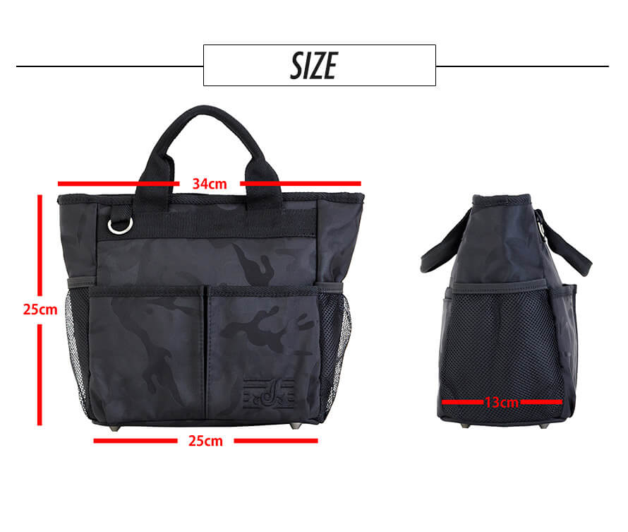 JADO 【JGRP3003】ゴルフ ラウンドポーチ ミニトートバッグ 4カラー